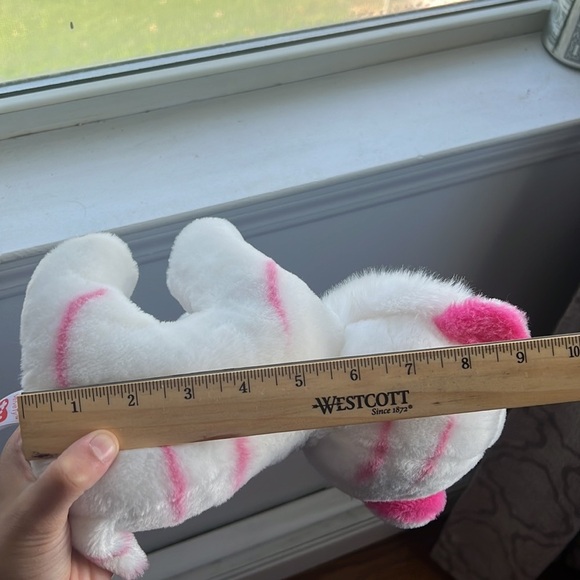 Ty tabor tiger beanie babies pink and white fluffy stuff animal tiger ty 2016 - Picture 11 of 11